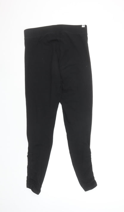 Puma Women's Black Leggings L Stretch Activewear Trousers