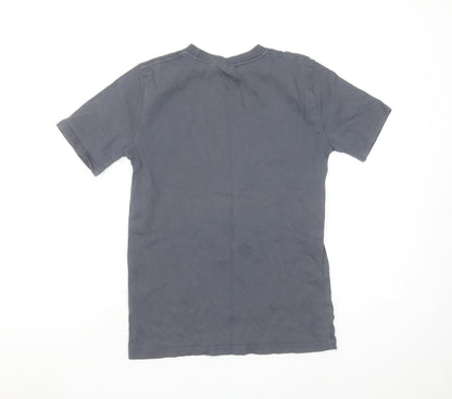 Boys UK Size 11-12 Years Animal Grey Basic T-Shirt