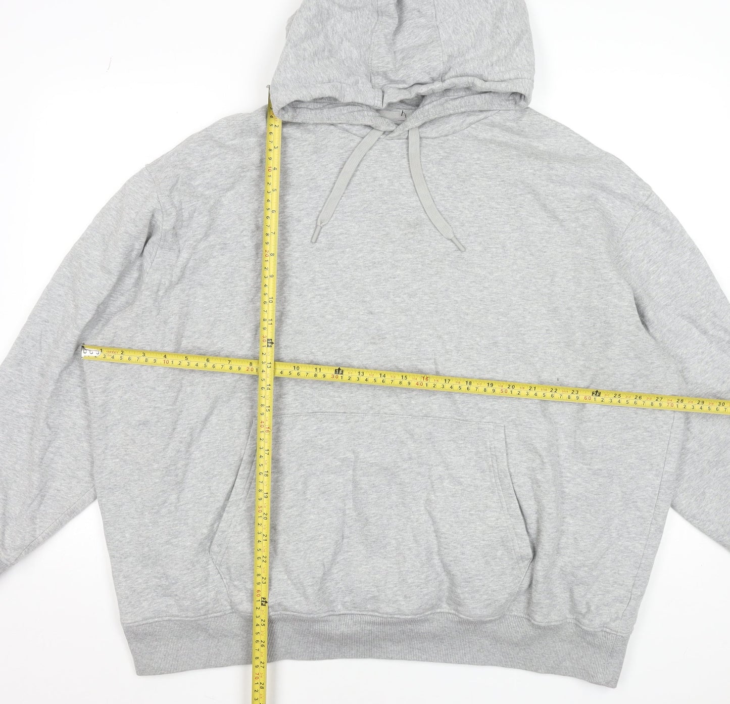 Marks and Spencer Men's Grey 3XL Oversized Pullover Hoodie