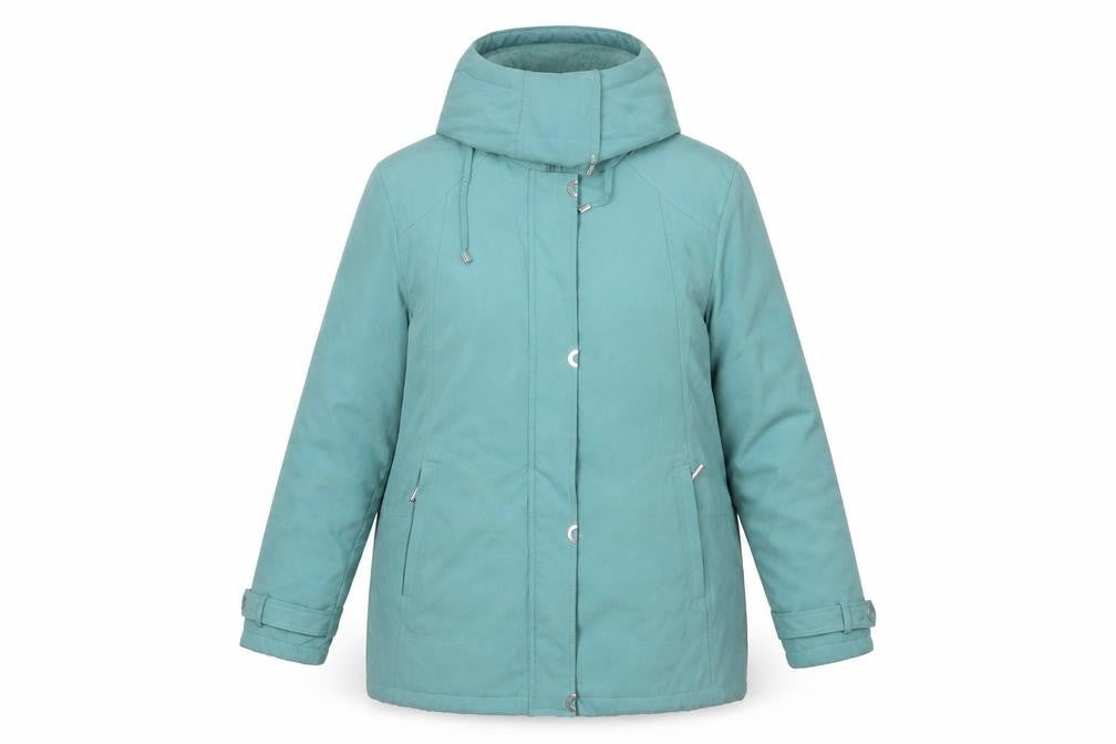 Womens UK Size 14 Klassik Green Parka Coat