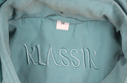 Womens UK Size 14 Klassik Green Parka Coat