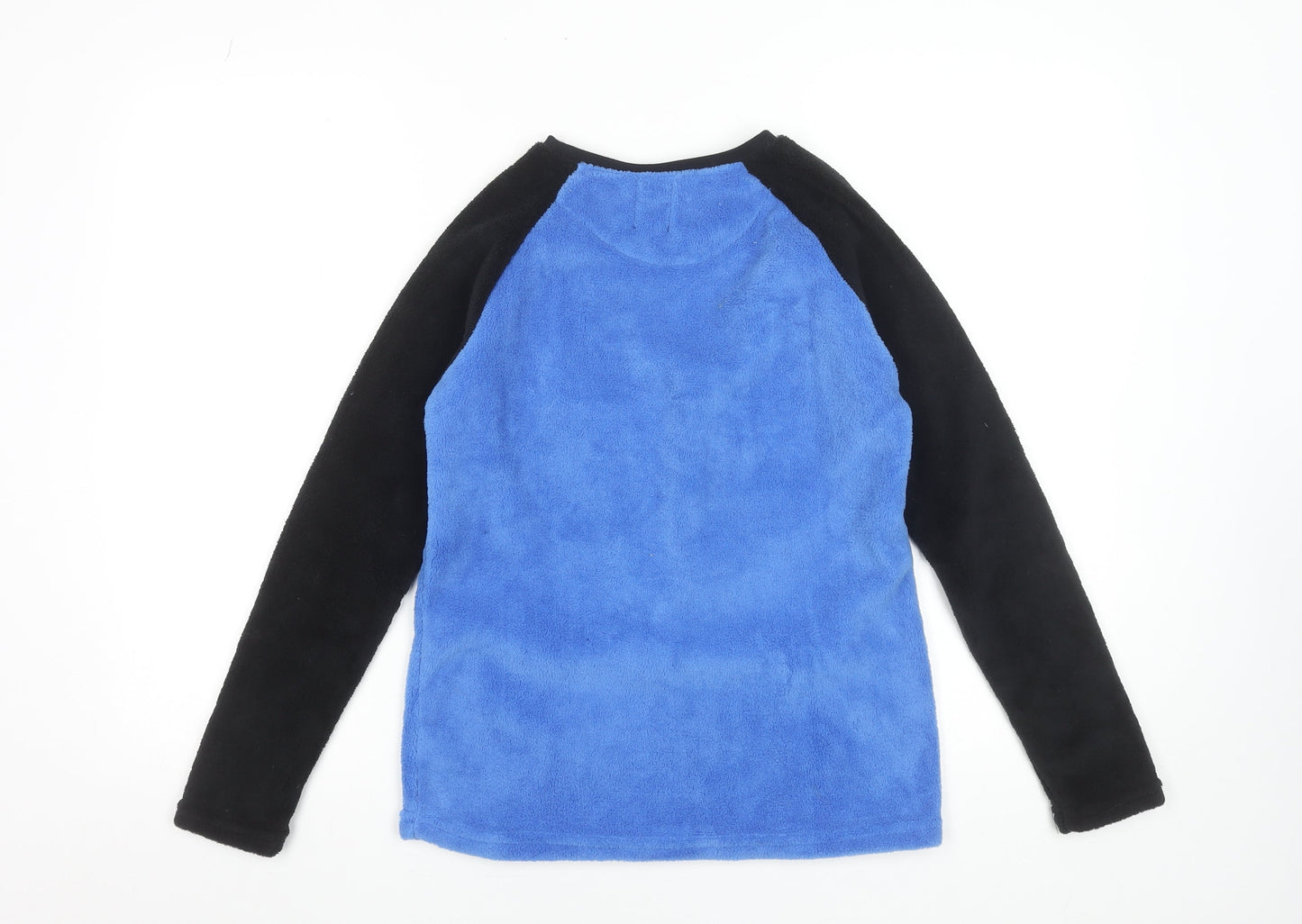 Marvel Boys Blue Black Panther Fleece Long Sleeve Pyjama Top 11-12 Years