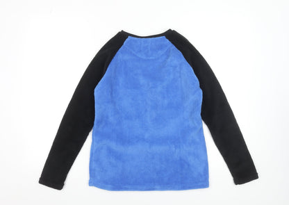 Marvel Boys Blue Black Panther Fleece Long Sleeve Pyjama Top 11-12 Years