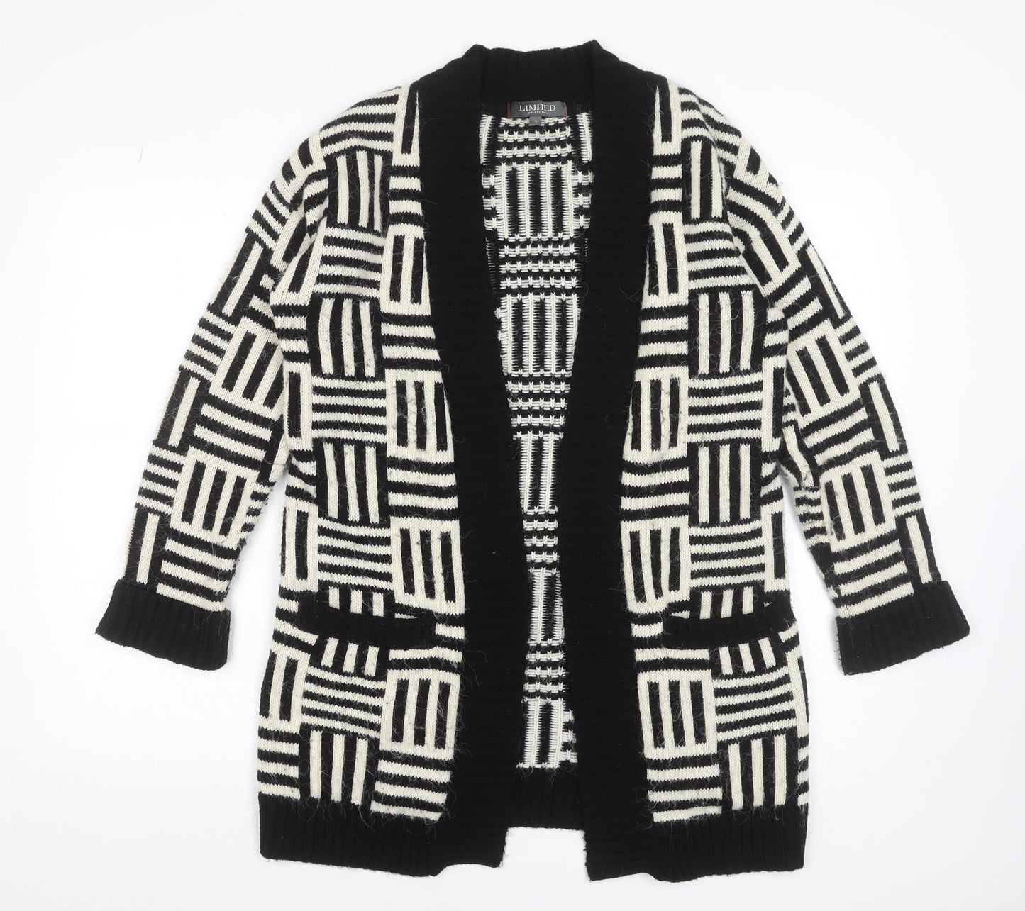 Womens UK Size S Marks and Spencer Black Cardigan Jumper