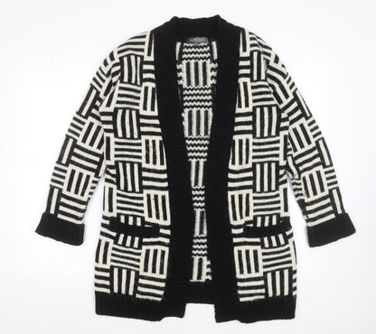 Womens UK Size S Marks and Spencer Black Cardigan Jumper