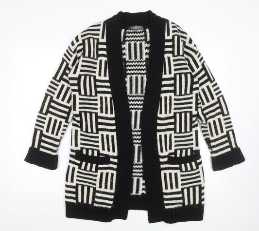 Womens UK Size S Marks and Spencer Black Cardigan Jumper