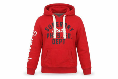 Womens UK Size XS Superdry Red Pullover Hoodie