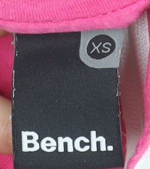 Bench Womens Multicoloured XS Full Zip Hoodie Cotton Blend