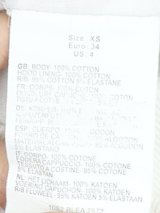 Bench Womens Multicoloured XS Full Zip Hoodie Cotton Blend