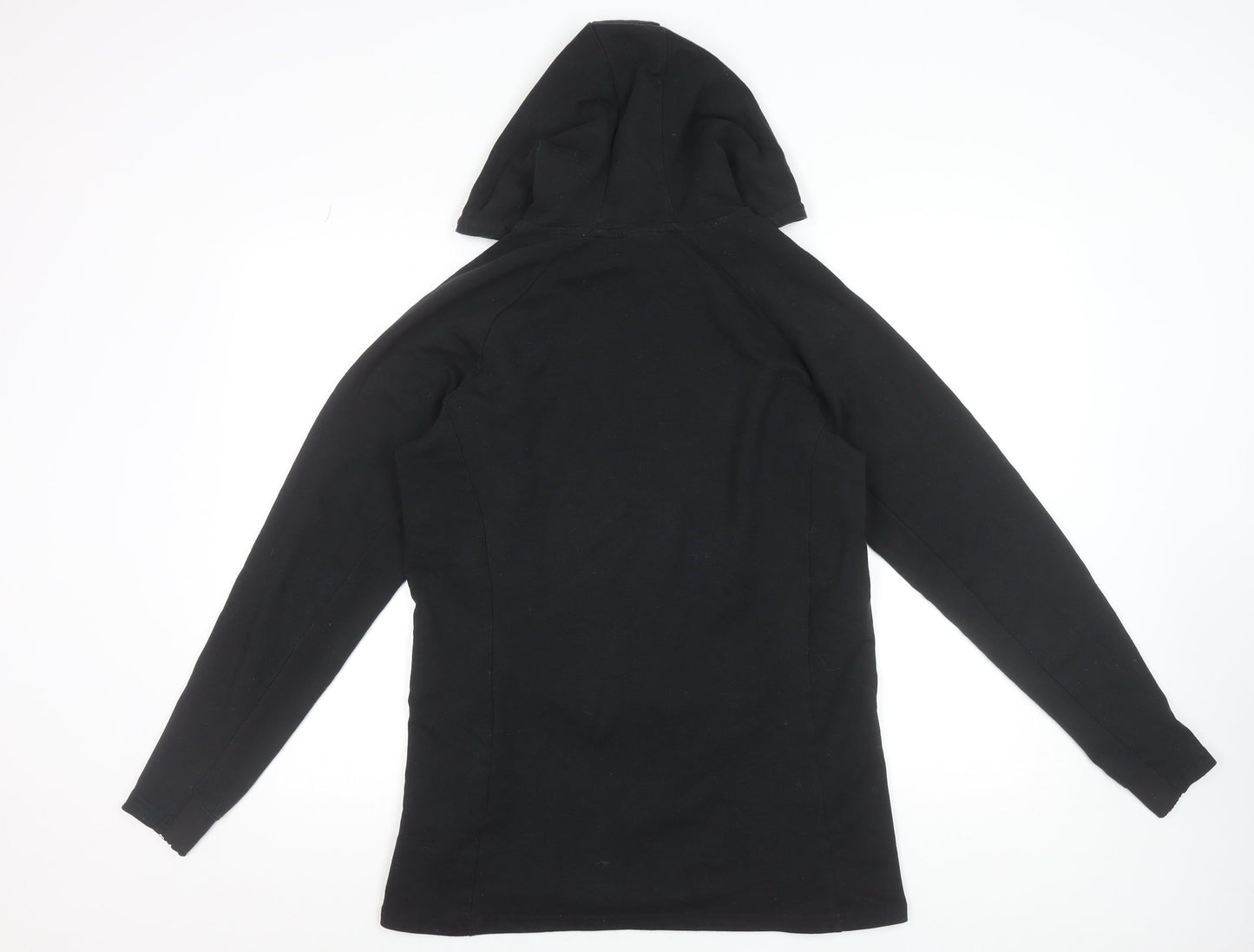 Gymshark Women's Black S Pullover Hoodie with Drawstring Hooded Design