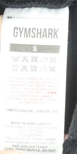 Gymshark Women's Black S Pullover Hoodie with Drawstring Hooded Design