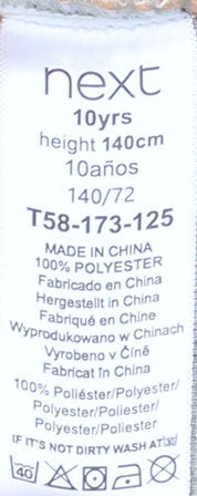 Next Girls Beige Floral Fleece Shirt Jacket 10 Years