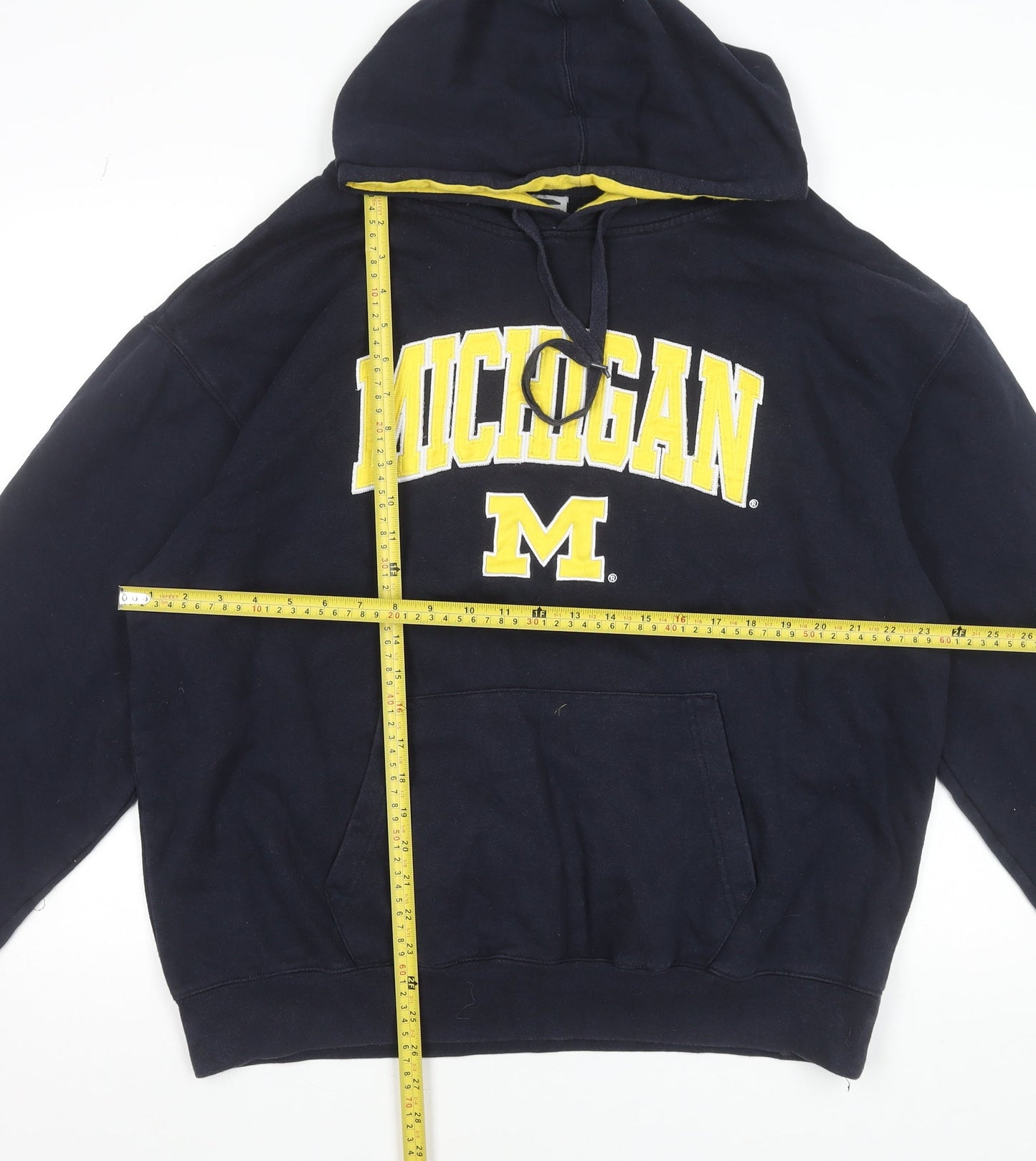 Mens UK Size 2XL Stadium Athletics Blue Pullover Hoodie