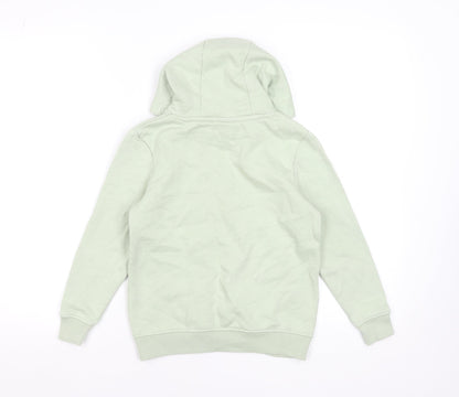 Minecraft Boys Green Creeper Pullover Hoodie 7-8 Years Cotton Blend