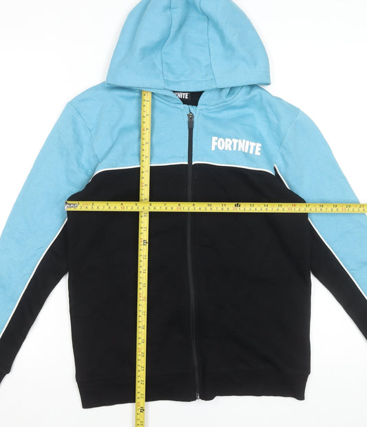 Teens UK Size L Fortnite Multicoloured Full Zip Hoodie