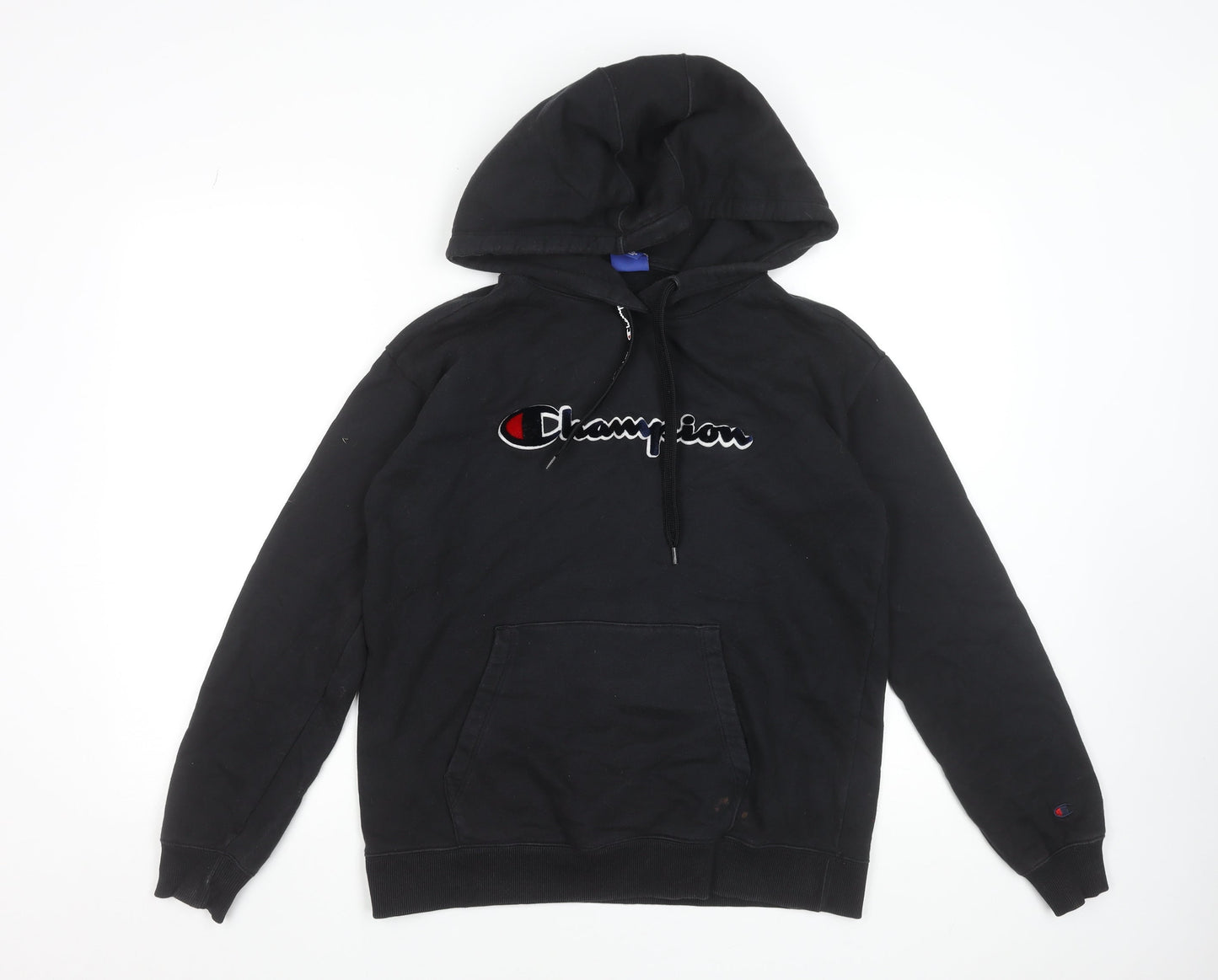 Mens UK Size S Champion Black Pullover Hoodie