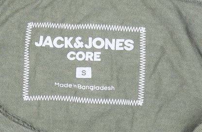 Mens UK Size S JACK & JONES Green  T-Shirt