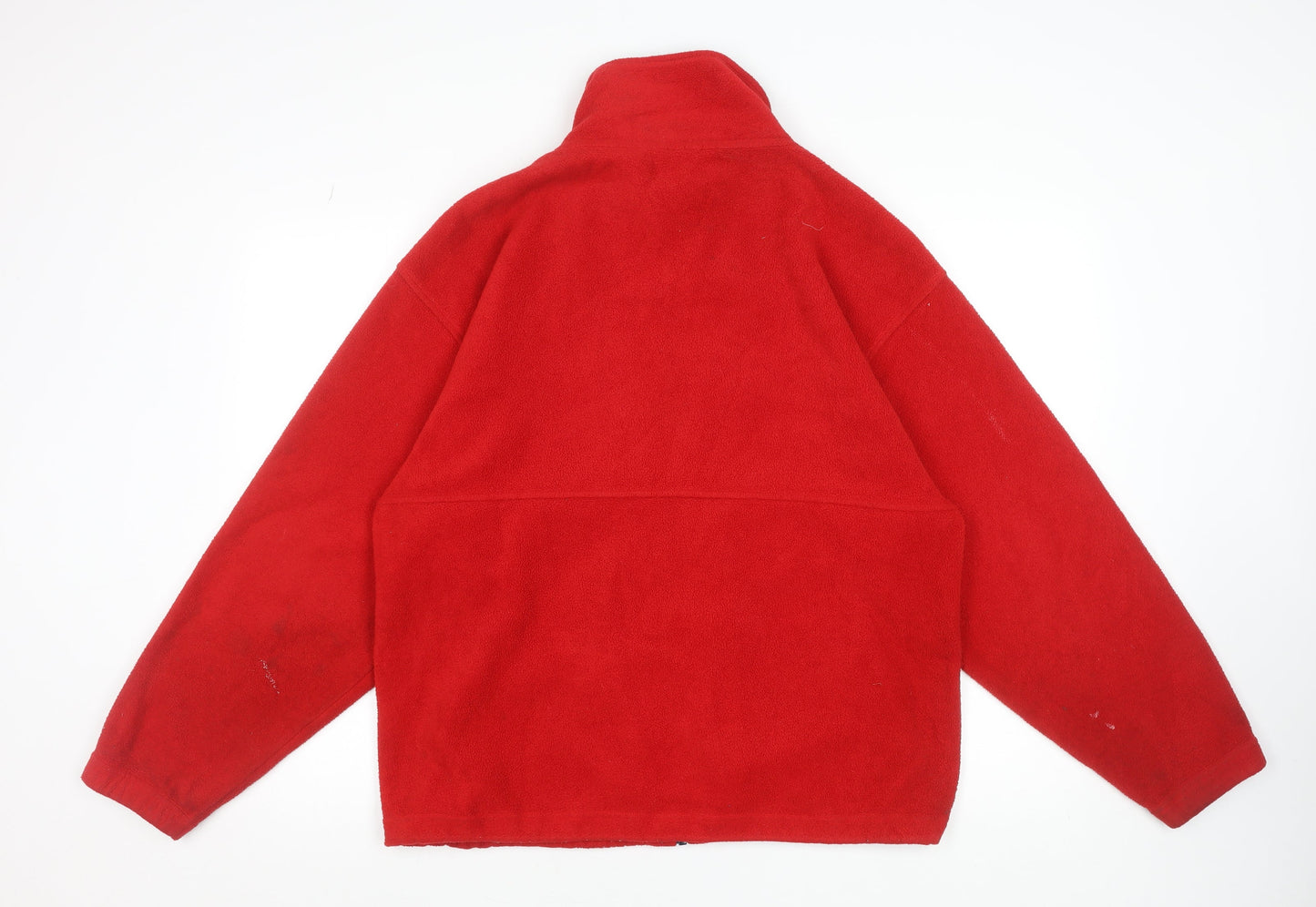 Peter Storm Mens Red Fleece Full Zip Jacket Size S Outdoor