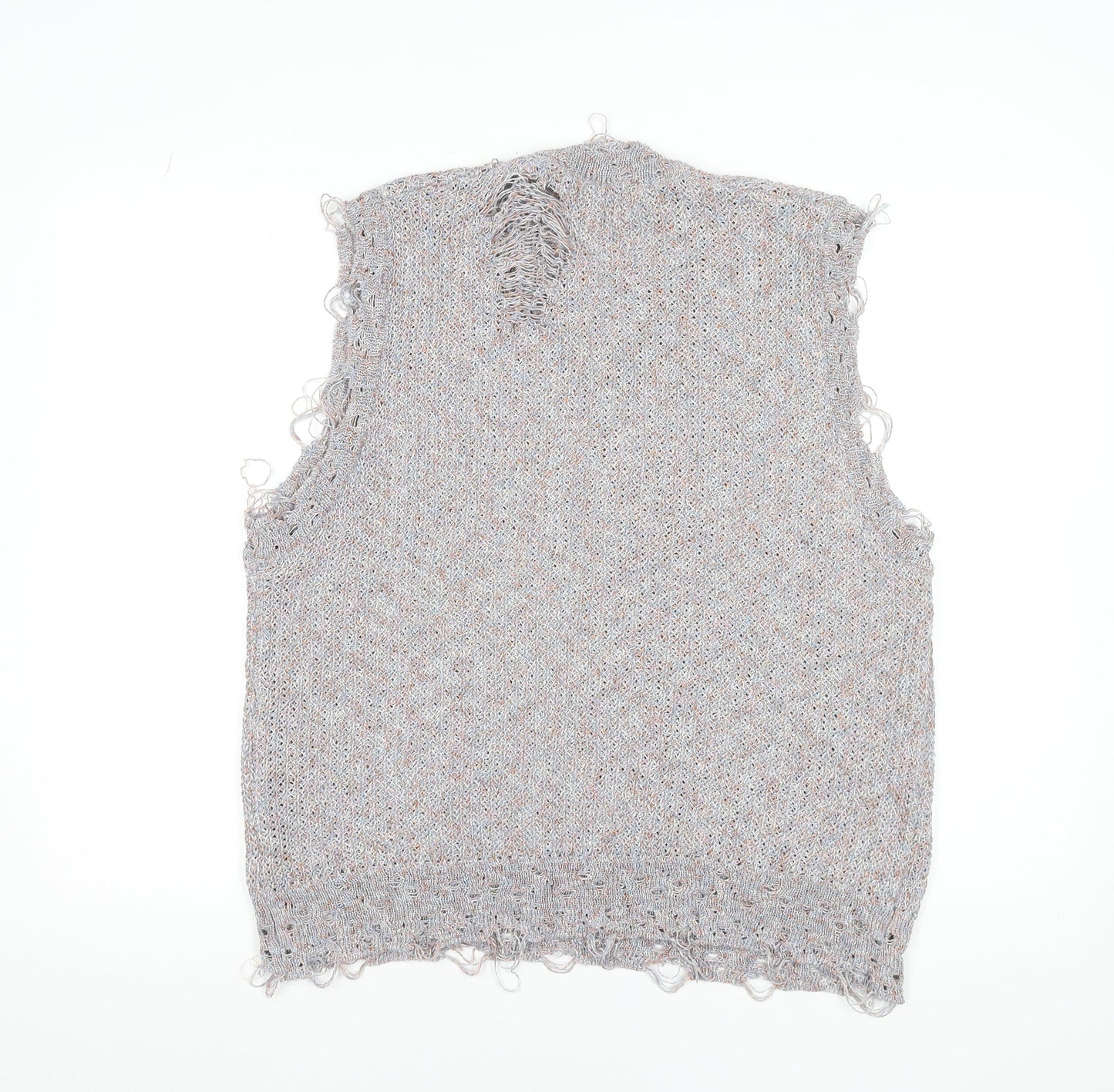 Womens UK Size 12 Zara Grey Vest Jumper