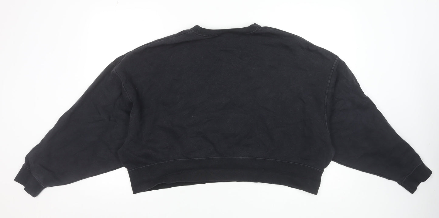 Nike Men's Black Crew Neck Pullover Sweatshirt Size M