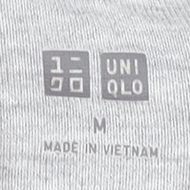 Uniqlo Men's Grey Cotton Pullover Sweatshirt Size M