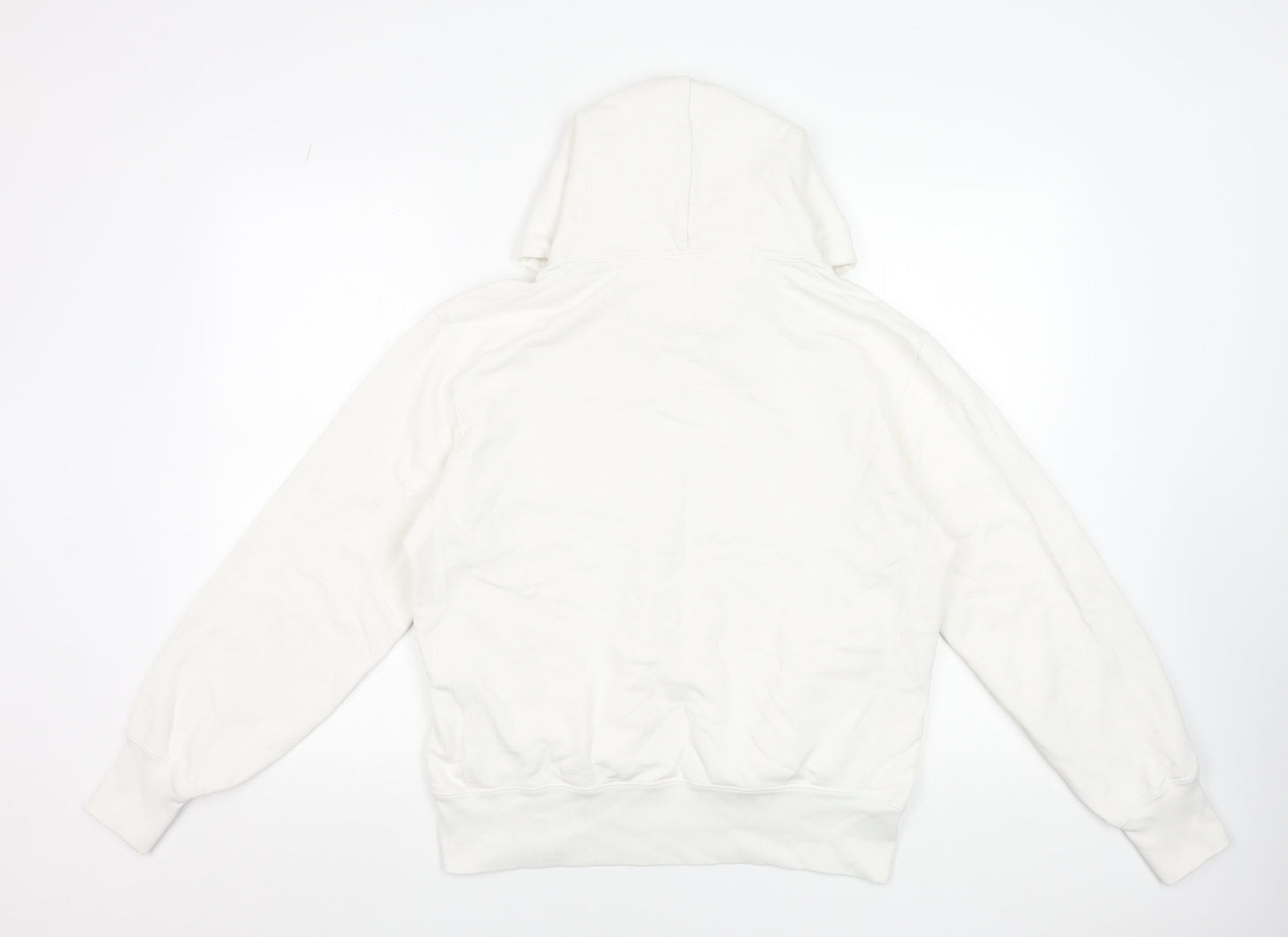 Womens UK Size S Uniqlo White Pullover Hoodie