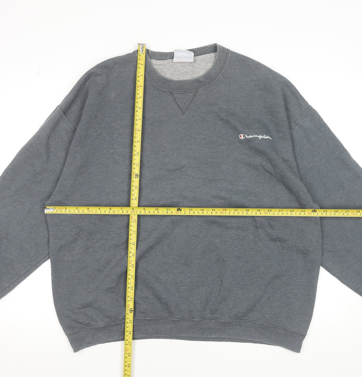 Mens UK Size M Champion Grey Pullover Sweatshirt