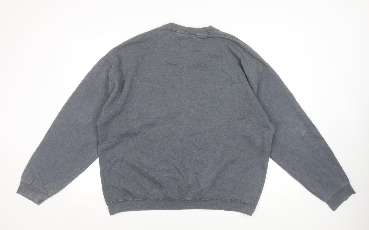 Mens UK Size M Champion Grey Pullover Sweatshirt