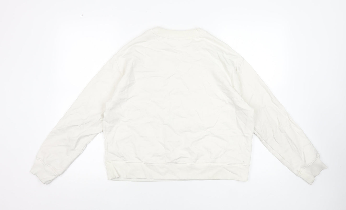Womens UK Size M Marks and Spencer Beige Pullover Sweatshirt
