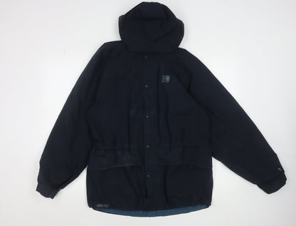 Karrimor Mens Blue M Waterproof Hooded Gore-Tex Hiking Jacket