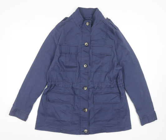 Womens UK Size 16 JD Williams Blue Military Jacket