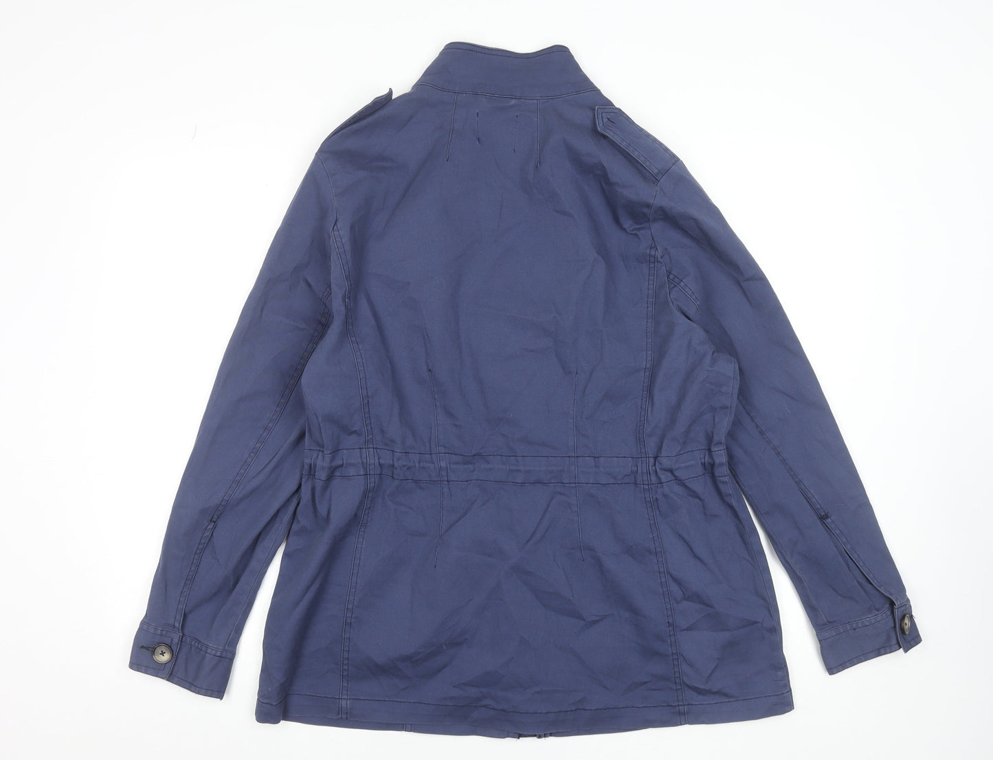 Womens UK Size 16 JD Williams Blue Military Jacket