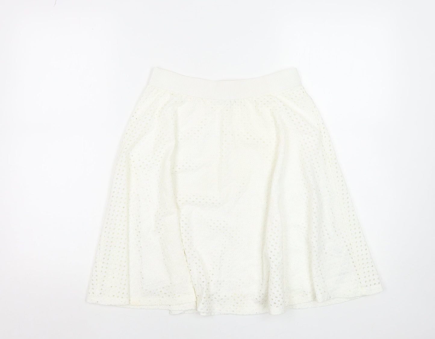 Womens UK Size 10 Zara A-Line Lace Skirt