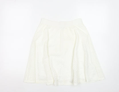Womens UK Size 10 Zara A-Line Lace Skirt