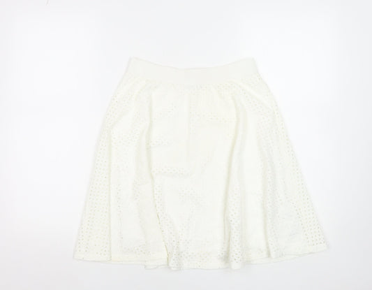 Womens UK Size 10 Zara A-Line Lace Skirt