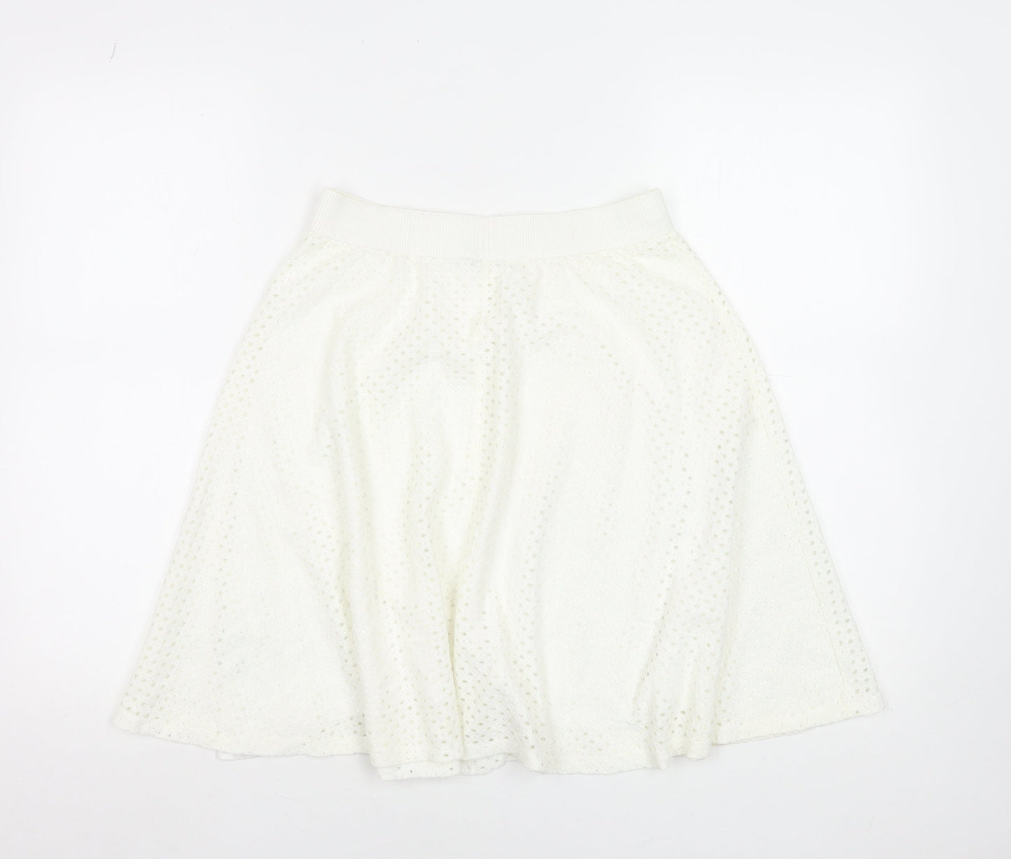 Womens UK Size 10 Zara A-Line Lace Skirt