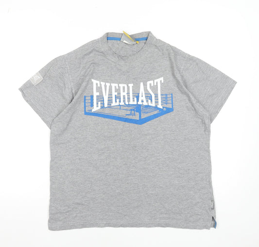 Mens UK Size S Everlast Grey  T-Shirt