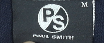 Paul Smith Men's Blue Organic Cotton Polo Shirt M