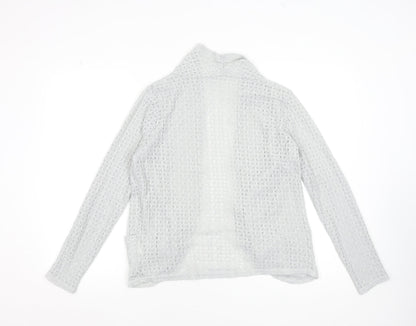 Womens UK Size 12 Oasis Grey Cardigan Jumper