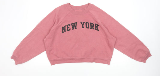 Womens UK Size M Torkia Apparel Pink Pullover Sweatshirt
