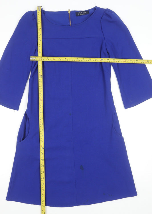 Womens UK Size 8 Closet Shift Dress