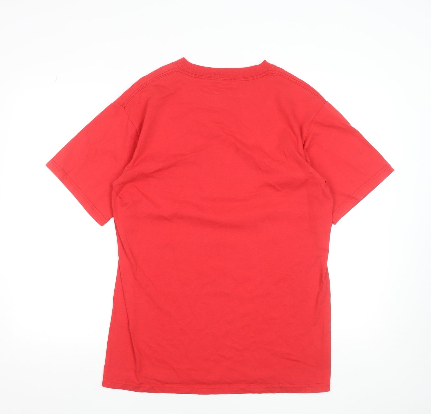 Majestic Men's Red 'Reverse The Curse' Boston T-Shirt Size M