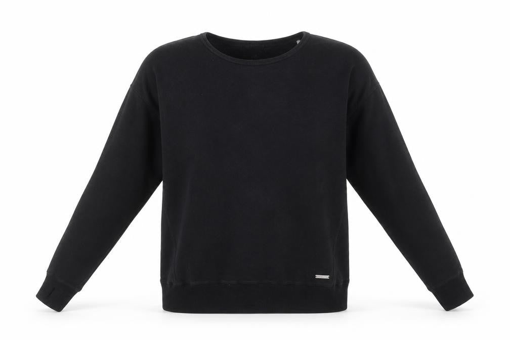 Womens UK Size S Sweaty Betty Black Basic T-Shirt