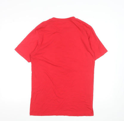 Mitchell & Ness Men's Red Toronto Raptors Graphic T-Shirt Size M