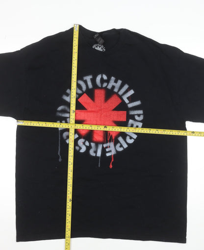 Red Hot Chili Peppers Band Men's Black XL Graphic Cotton T-Shirt