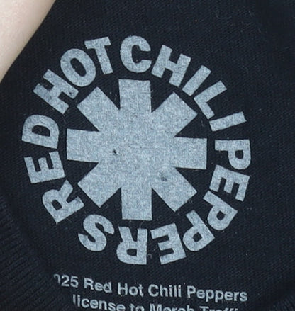 Red Hot Chili Peppers Band Men's Black XL Graphic Cotton T-Shirt