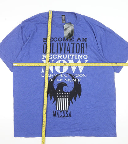 Lootcrate Men’s Blue Fantastic Beasts M.A.C.U.S.A. Graphic T-Shirt XL