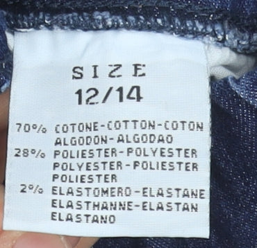 Womens UK Size 12-14 The Casual Company Slim Fit Jegging Blue Jeans