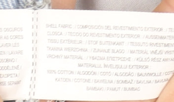 Primark Women Blue Distressed Straight High-Rise Jeans Size 12