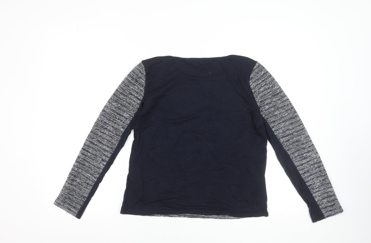 Womens UK Size S Oasis Blue Basic Blouse
